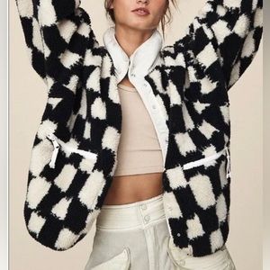 Free People Movement Hit the Slopes Checkered Fleece